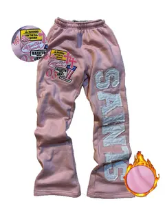 Y2K Retro Streetwear Sweatpants For Women Vintage Harajuku Hip Hop Embroidery Print Pattern Casual Joggers Fashionable Grey Unisex Loose Trousers 100% Polyester Bottoms Style