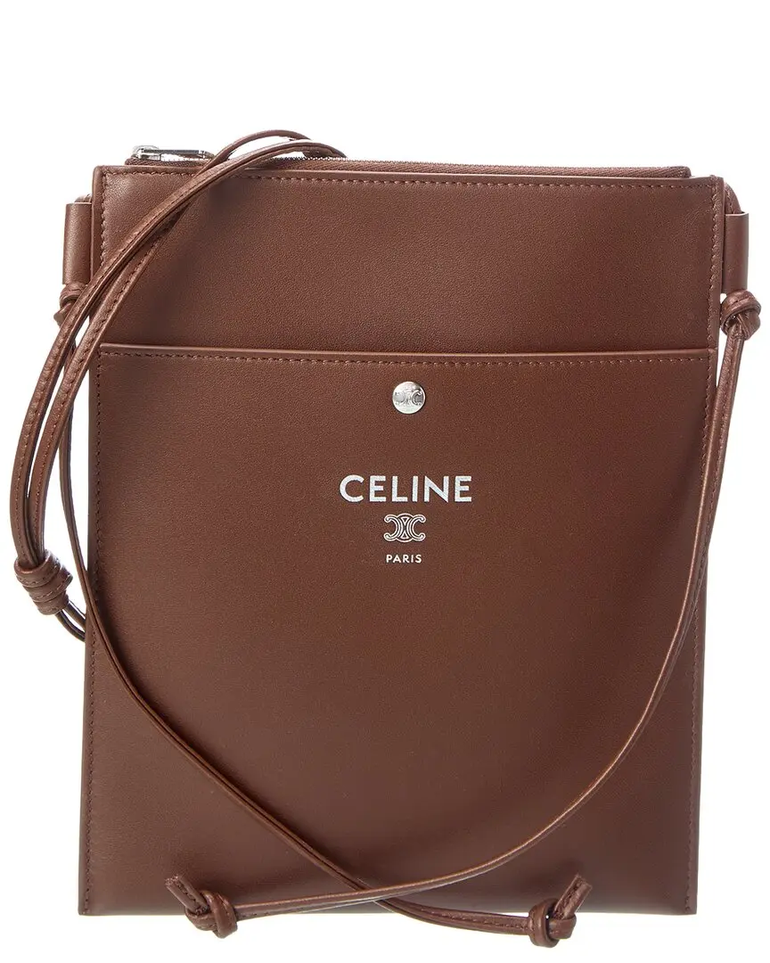 CELINE Sharp Take Away Leather Pouch
