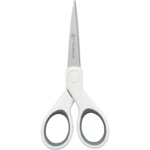 5-Inch Micro-Tip Fabric Scissors with Titanium-Bonded, Corrosion-Resistant Blades - Ideal for Crafting, Teachers