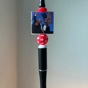 Trump Fist Picture - Beaded Pen