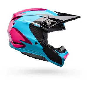Bell Moto-10 Spherical Fluid Helmet - Blue/Pink