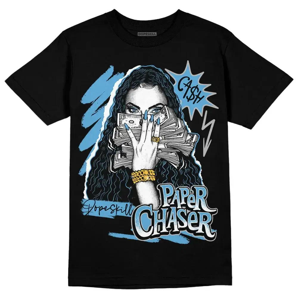 DopeSkill Graphic Tees University Blue 14s Streetwear Unisex Cool T-Shirt Sneaker Colour Matching NPC Graphic