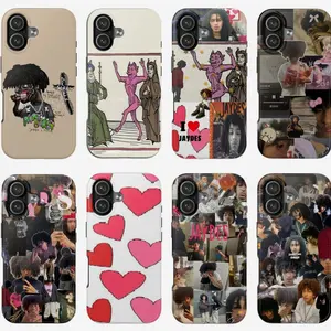 8 Styles Jaydes Ghetto Cupid Phonecase – Rap Trap Aesthetic iPhone Cover For iPhone 17 16 15 14 13 12 11 & Samsung Galaxy, Gift for fans D