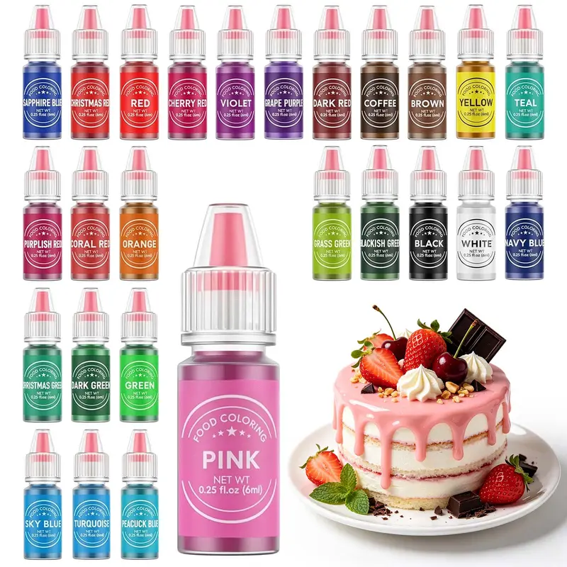 oil based food coloring vs gel