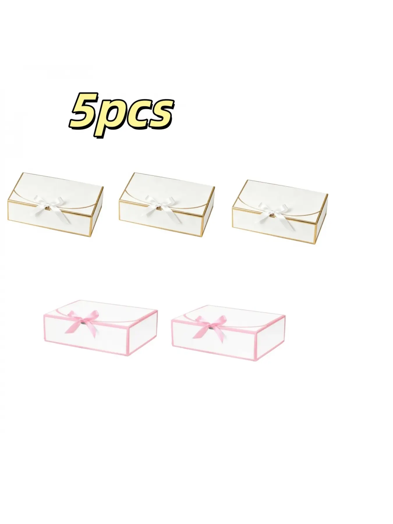 3white gold+white+2pink