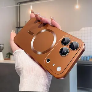 Oceantree MagSafe Case for iPhone 17 Pro Max 16 15 14 13 12 11 Camera Lens Protector Compatible with MagSafe Shockproof Military-Grade Protection Metallic Coating TPU Phone Cover Anti-Yellowing