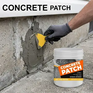 Fast-Drying Concrete Crack Repair Agent, DIY Concrete Fixing, Water-Activated, Indoor/outdoor Use, Pavement & Hole Filler