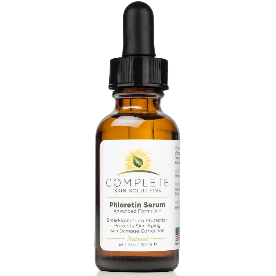 Phloretin Serum - Advanced 1 fl oz Daily Gentle Skincare Serum with Smooth Hyaluronic Acid, Lightweight Texture, Antioxidant Boost, Brightening, pH-Balanced for Radiant Skin & All Skin Types