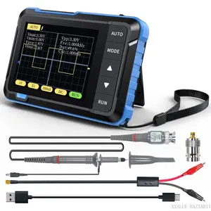 Mini Handheld Digital Oscilloscope 2.5MSa/s 200KHz Bandwidth 800VPP PWM Output Automotive Oscilloscope Multimeters Car Battery TesterXXALUE BAZAAR11