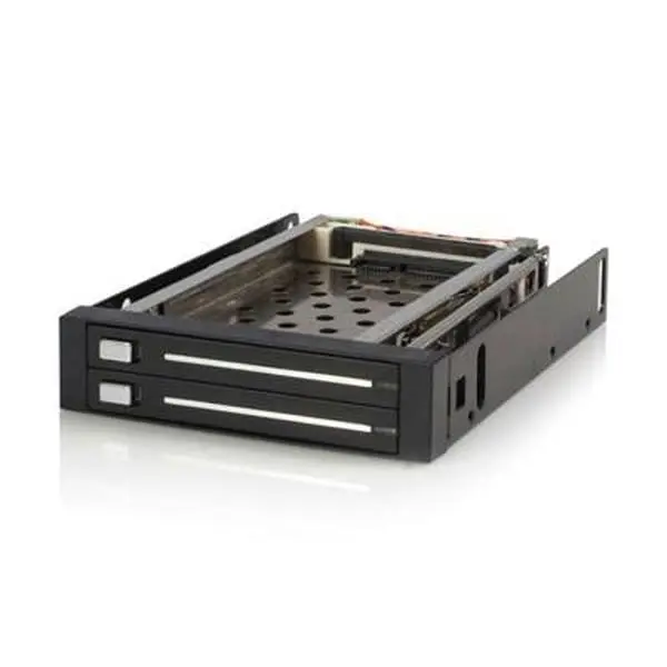 Startech 3.5" Form Tray-Less Dual 2.5" SATA Drive Expansion Adapter - Hot-Swappable for System Builders