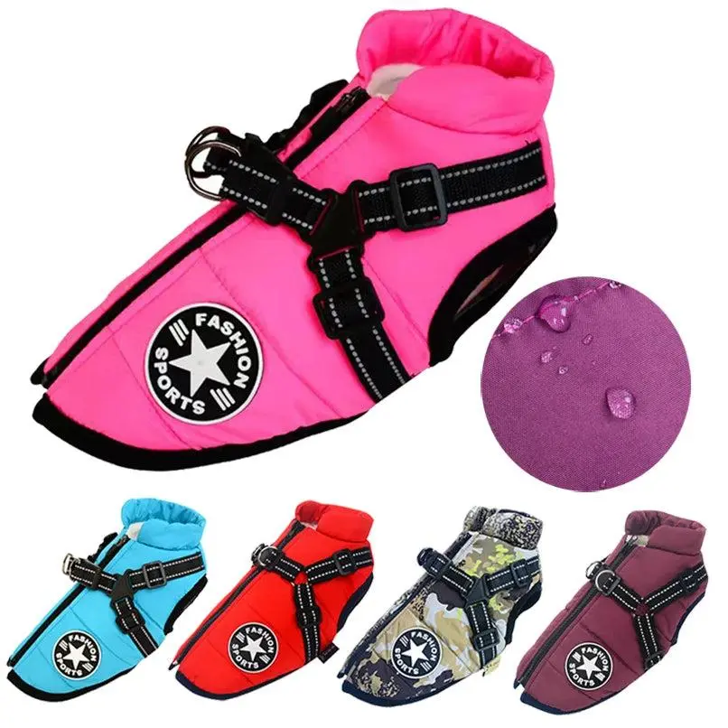 Winter Dog Coat & Jacket - Reflective Pet Apparel for Small to Medium Dogs, Chihuahua, French Bulldog, Pug