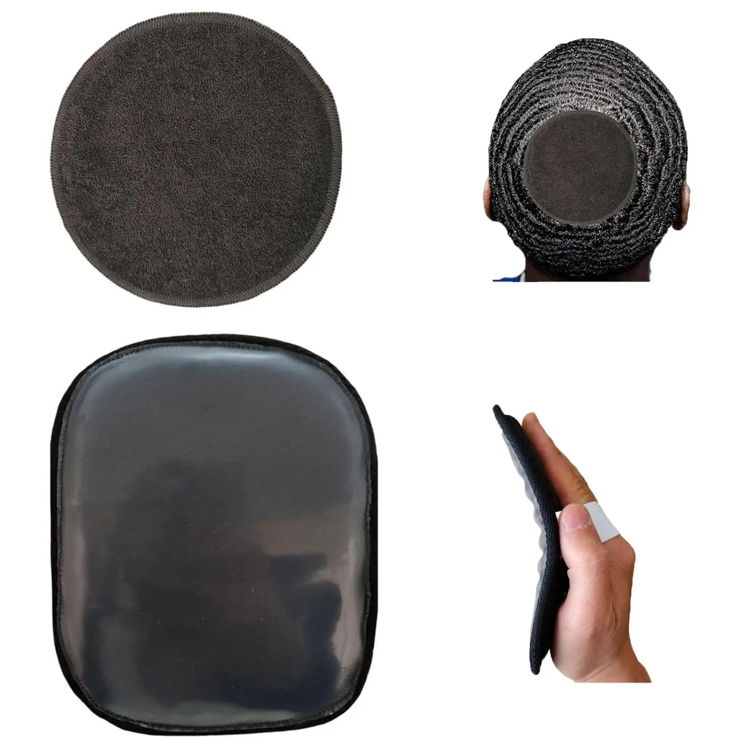 360 Wave Pad Crown Patch for Waves and Laydown, Works with Wave Cap