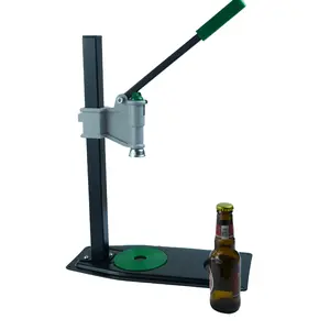 Manual Beer Bottle Capper, Heavy Duty Bench Bottle Capper with Adjustable Height, Home Brewing Bottle Sealer Tool for Beer, Soda, Carbonated Drinks