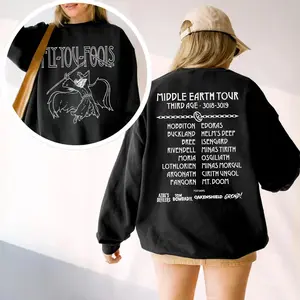 Fly You Fools Middle Earth Tour Shirt, Fly You Fools Tee, LOTR Graphic Tee, Fantasy Adventure Fan Gift