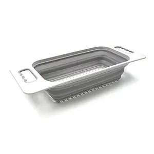 SAMMART Over The Sink Rectangular Colander