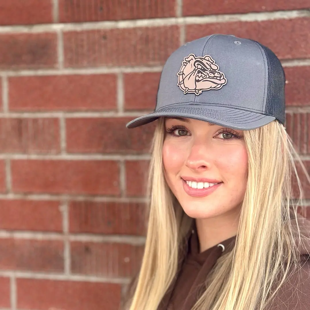 WYR Gonzaga University Bulldogs Leather Patch Hat