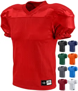 Exxact Sports Men’s Male Football Practice Jersey - Pro-Style, Lightweight, Breathable Mesh Professional Sports Jersey for Practice