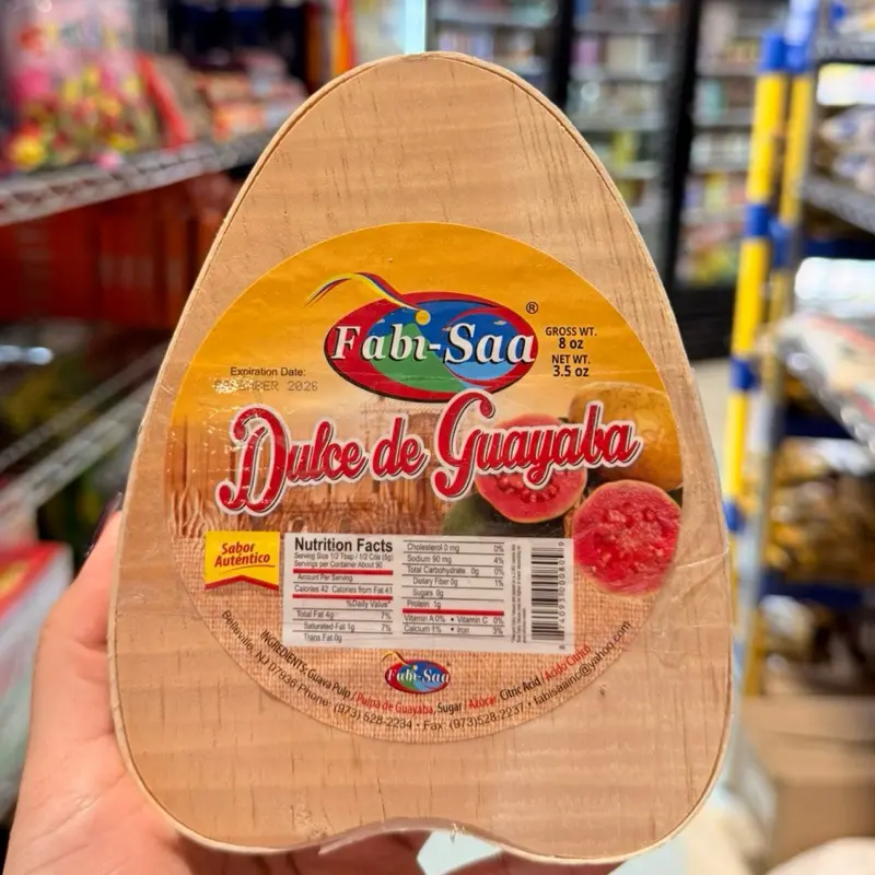 Dulce De Guayaba Heart-Shaped Treat, Fabi-Saa 3.5oz Traditional Guava Sweet