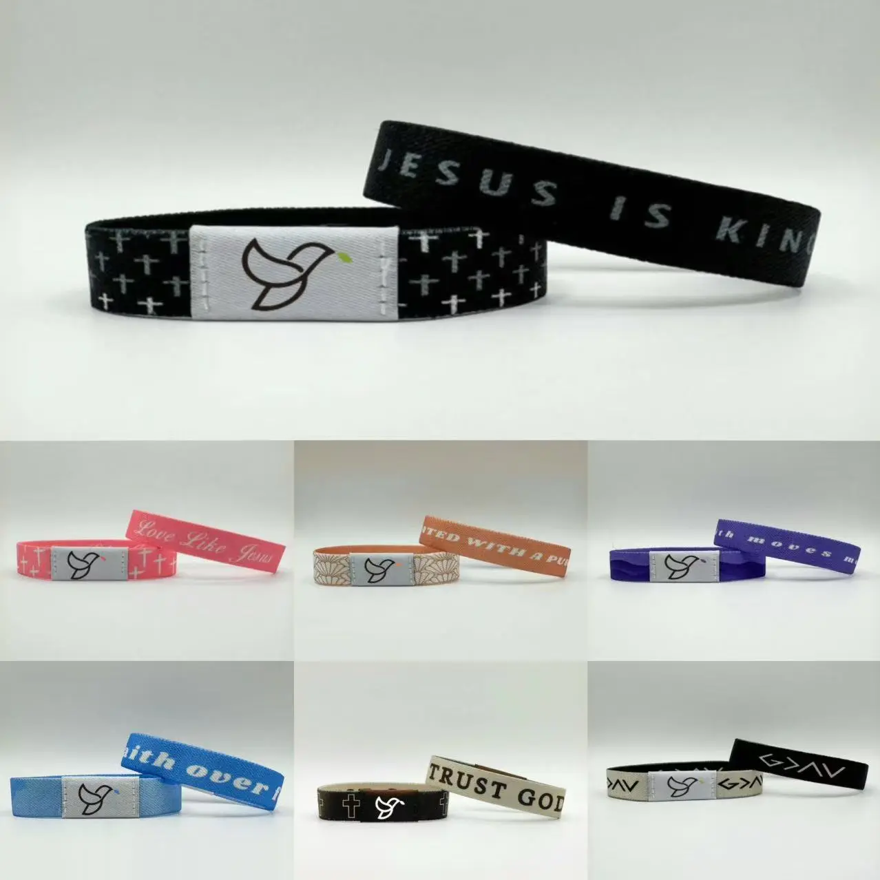 Daily Bible Verse Bracelet，the devotion bracelet，inspirational christian gift  , NFC Notifications,  Bible Verse Fashion Bracelet，stud eng bracelet，Motivational Quote Peace Bracelet， protection bracelet， easter gift， Jesus