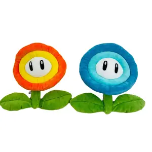 Mario Flame Flower, Blue Ice Flower, Realistic Sunflower Decoration, Plush Toy, Decorative Accessories, Perfect Gift