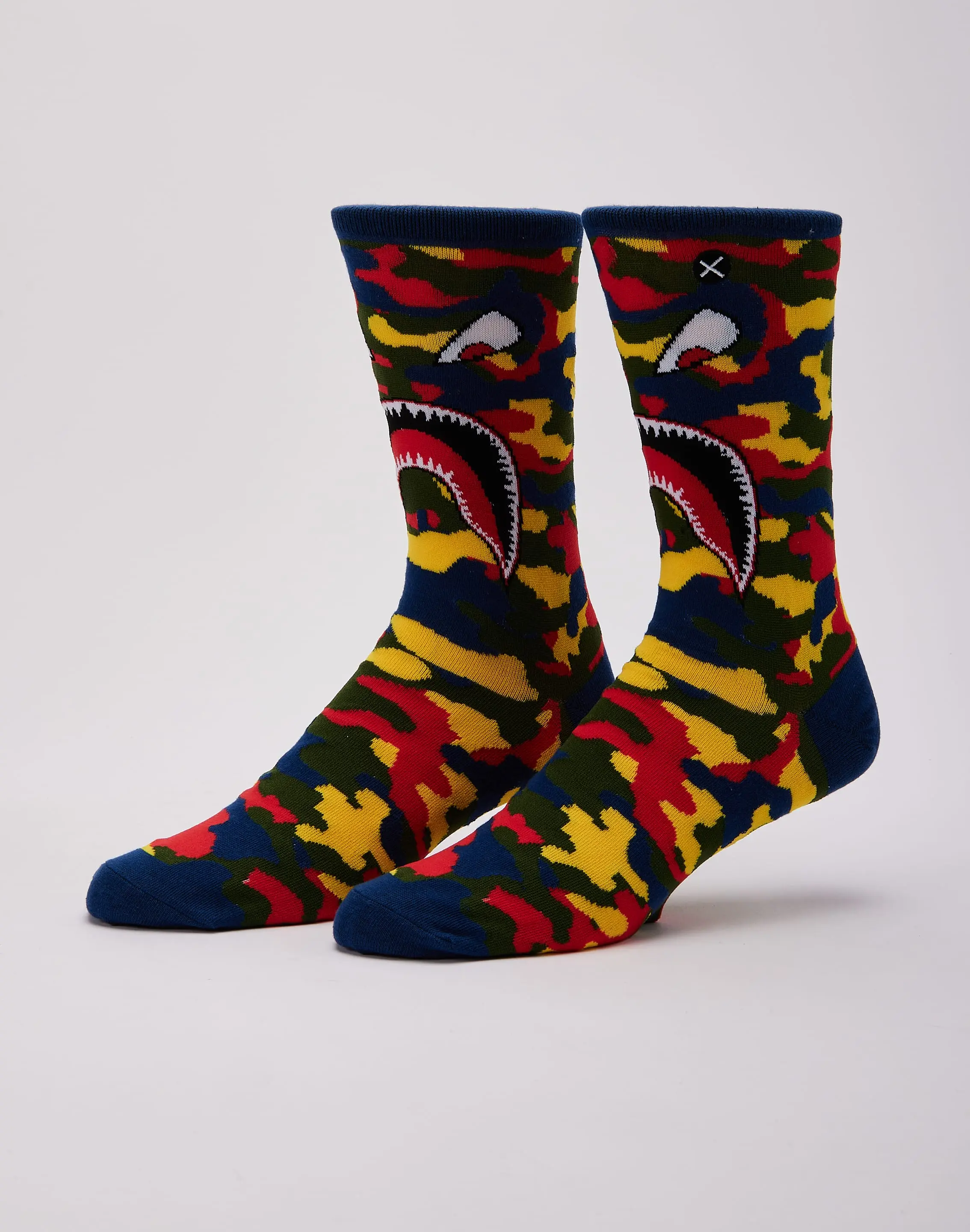 Mens Odd Sox Warplane Rugby Camo Crew Socks