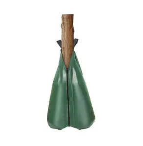 Tree Watering Bag 12 Pack, 20 Gallon Slow Release Drip Irrigation Bags for Trees, Refillable Tree Bags with Zipper, Deep Root Watering System for New Trees & Orchards 12Pcs 20Gal