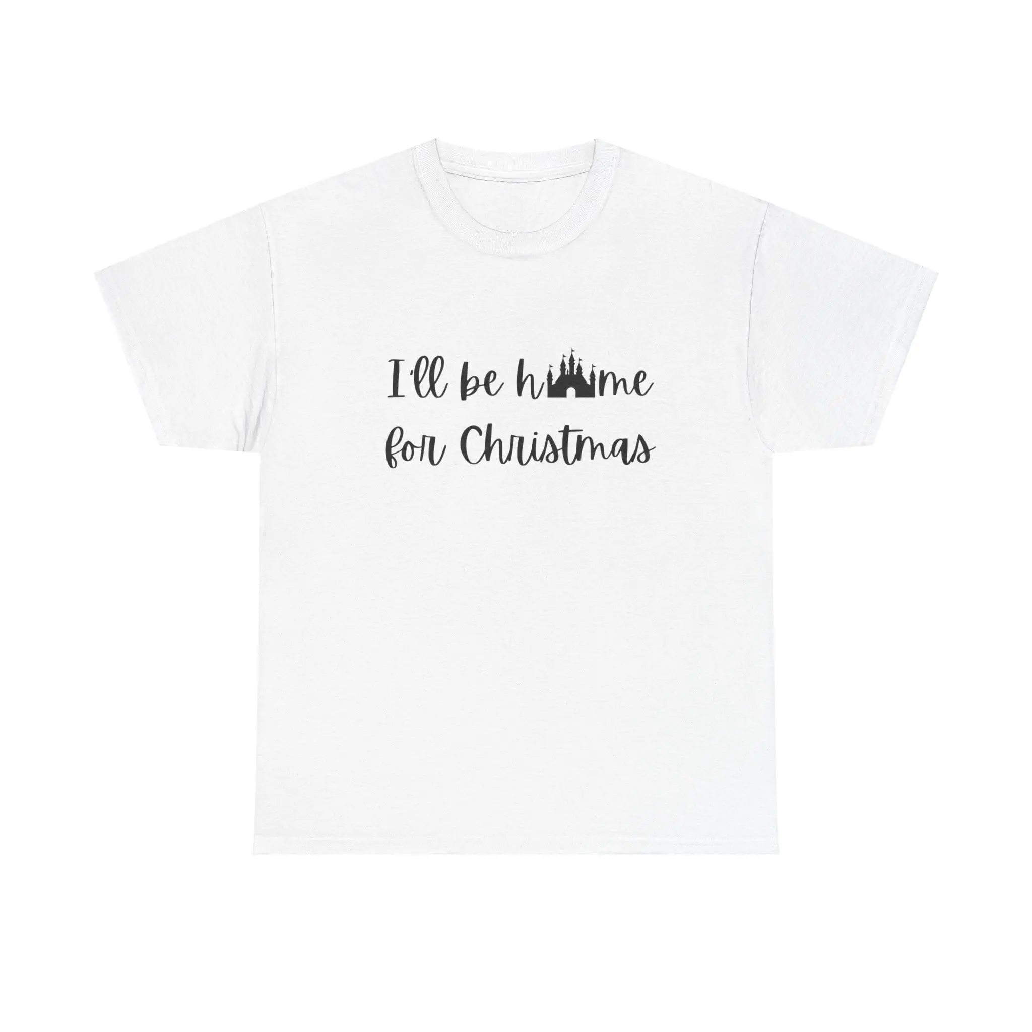 Disneyland Christmas Tee, Holiday Family Vacation T-shirt, Matching Graphic Shirt, Unisex Cotton Top, Xmas Disneyland Apparel Comfort Fabric