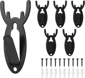 European Mount Skull Hanger 5 Skull Hooker Trophy Mounts  Kit for Hanging and Mounting Bear,, Pronghorn, Smaller Skulls for Display