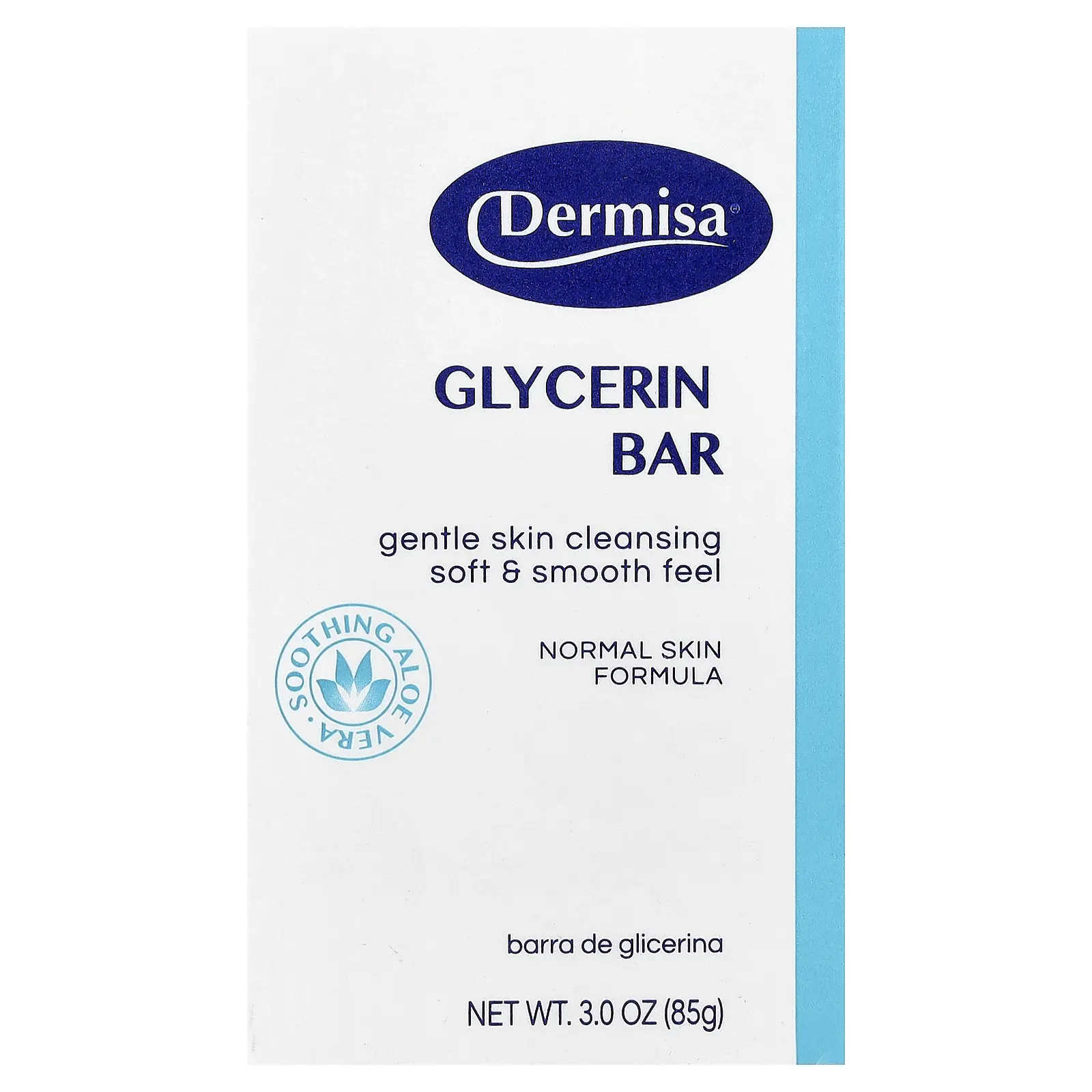 Dermisa Glycerin Bar Soap, For Normal Skin, 3 oz (85 g) Dermisa Glycerin Bar Soap, For Normal Skin, 3 oz (85 g)