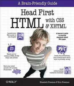 USED-Head First Html With CSS & XHTML by Elisabeth Freeman (Paperback)