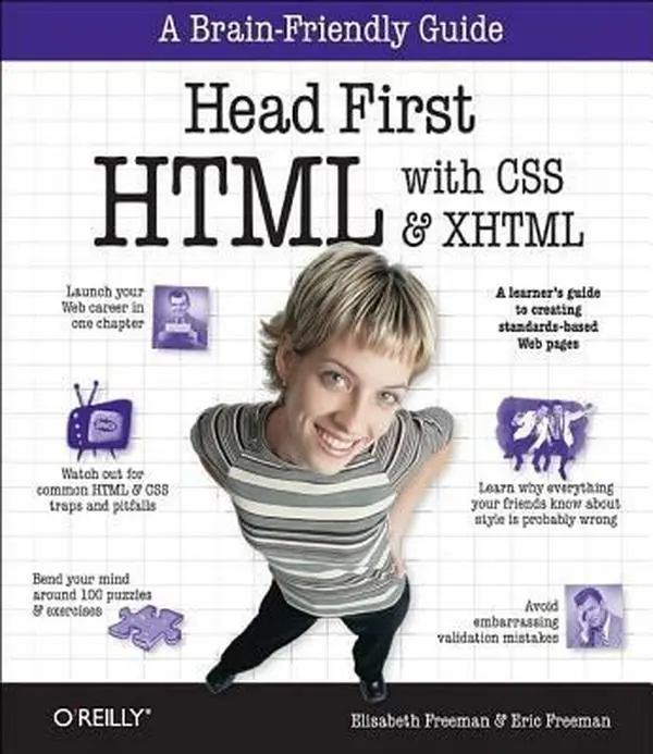 USED-Head First Html With CSS & XHTML by Elisabeth Freeman (Paperback)