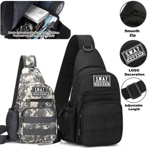 Crossbody Small Sling Bag for Men/Women, Shoulder Sling Backpack Daypack Fanny Pack Chest Bag for Travel Daypack Hiking