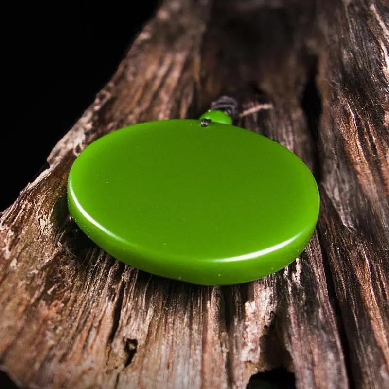 1PieceChineseNaturalGreenJadeTaiChiEightTrigramsPendantNecklaceHand-CarvedCharmJadeJewelryFashionAmuletGiftforMenandWomen 1PieceChineseNaturalGreenJadeTaiChiEightTrigramsPendantNecklaceHand-CarvedCharmJadeJewelryFashionAmuletGiftforMenandWomen