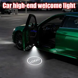 Wireless LED Car Door Welcome Lights, High-Definition Projection Lamp, Exclusive Atmosphere Ghost Light, Durable Waterproof Car Exterior Light