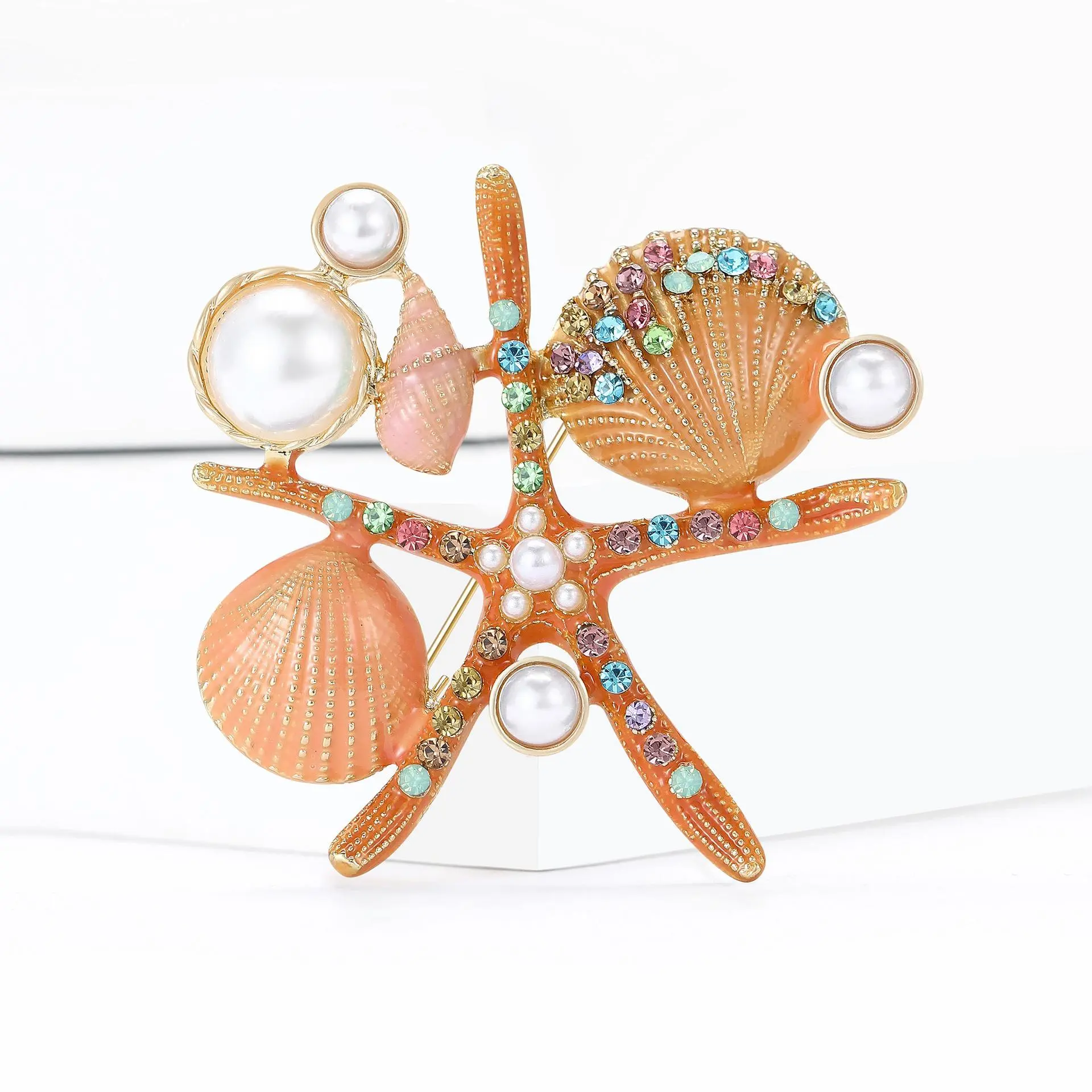 starfish brooch