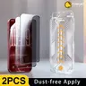 [2PCS] FUNCAT GLOBAL Tempered Glass Screen Protector for iPhone 18/17/16/15/14/13/12 - Dust-free Applicator, Dust-free Chamber, Scratch Resistant, Fingerprint-proof, Electroplated Layer, Full Protection, Reusable Easy Installation, 2026 New Sale