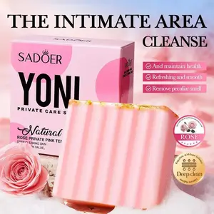 SDOER Rose Intimate Pink Cleansing Soap, enriched with rose extract, comes with a built-in foam net for rich lather. This soap is specially designed for women and is an ideal choice for cleaning and moisturizing during autumn and winter.