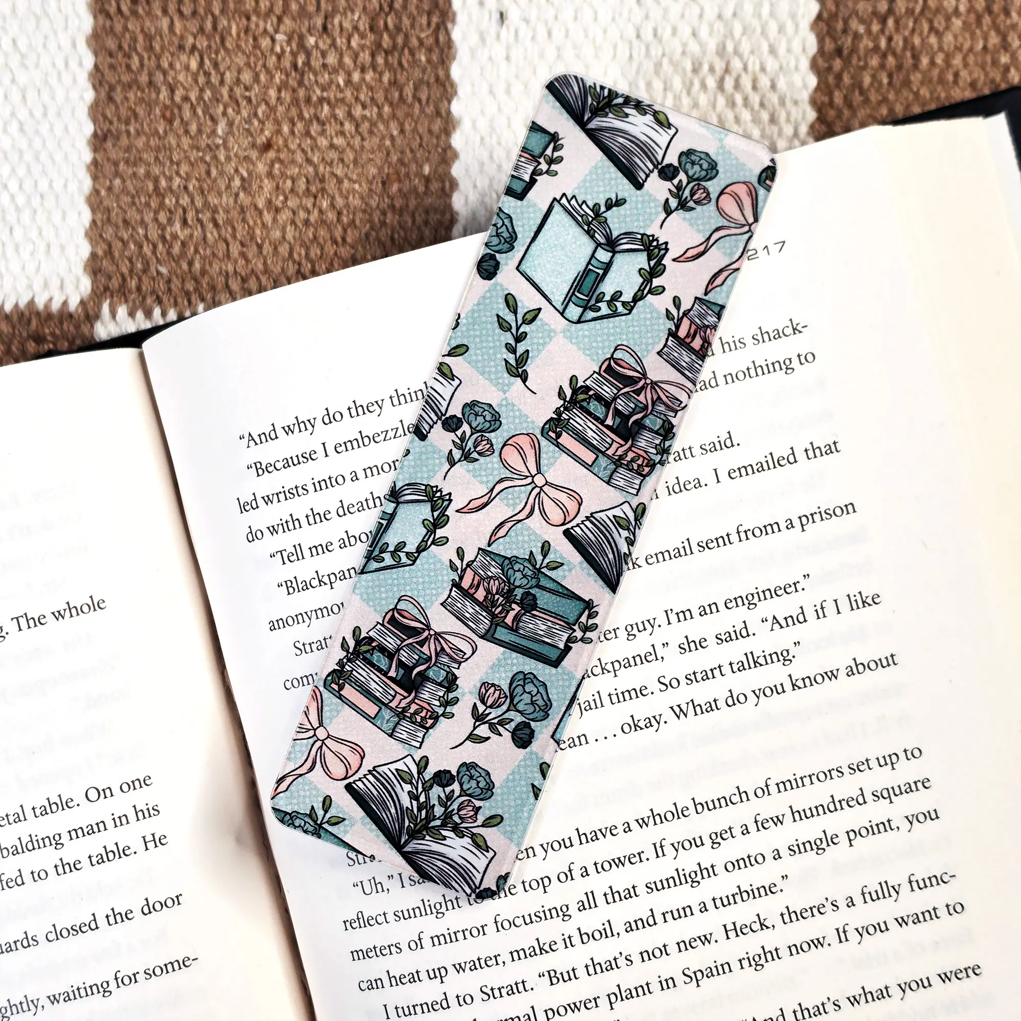 Mint To Be - UV Printed Acrylic Bookmark