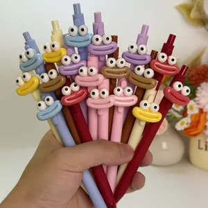 20/30pcs Funny Ugly-Cute Sausage Mouth Series Gel Pens, Creative & Fun Expression Pens for Students' Study and Office Use, Cute Gift Pens
