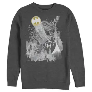 Men's Batman Signal in the Sky Sweatshirt