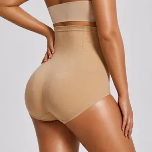 3 Pack High Waisted Tummy Control Faja Panties, Non-Roll Waist Trainer, Breathable Seamless Compression Underwear, All Day Comfort Shapewear Womenswear Fabric