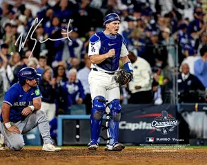 Will Smith Los Angeles Dodgers Autographed 2025 MLB World Series Champions 8" x 10" Photograph - Fanatics Authentic Certified