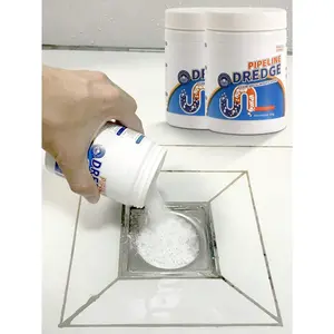 2pcs  700g Drainage Blockage Remover And Drainage Cleaning Powder | Over 20 Treatments | Drainage Maintenance Can Decompose Grease, Paper, Fat, And Oil | Septic Tank Safety