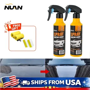 Car Coating Spray Kit 300ml Nano Ceramic Hydrophobic Coating Paint Protection Set With Sponge Cloth Scratch Repair High Gloss