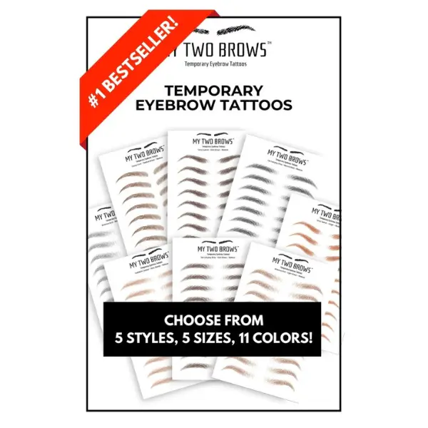 Temporary Eyebrow Tattoos MY Two Brows Temporary Eyebrow Tattoos MY Two Brows
