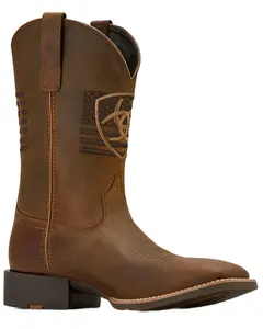 Ariat Men's Sport Freedom Distressed Western Boot Broad Square Toe - 10061326