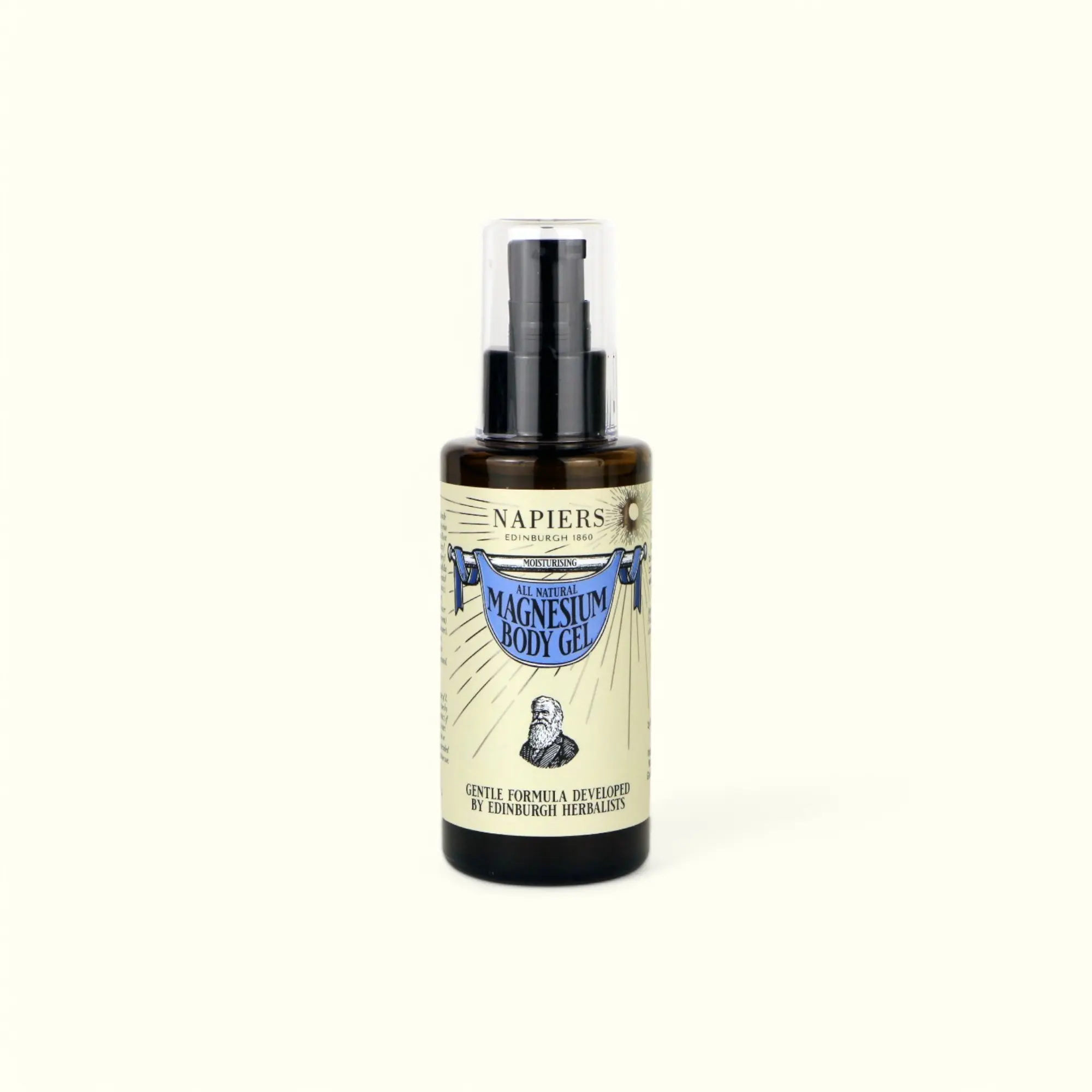 Napiers Magnesium Body Gel - 200g Gentle Formula with Ultra-Pure Zechstein Magnesium Aloe Vera & French Lavender for All Skin Types
