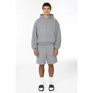 TRF02 - 12oz. Tri-Blend Gabardine Fleece Shorts