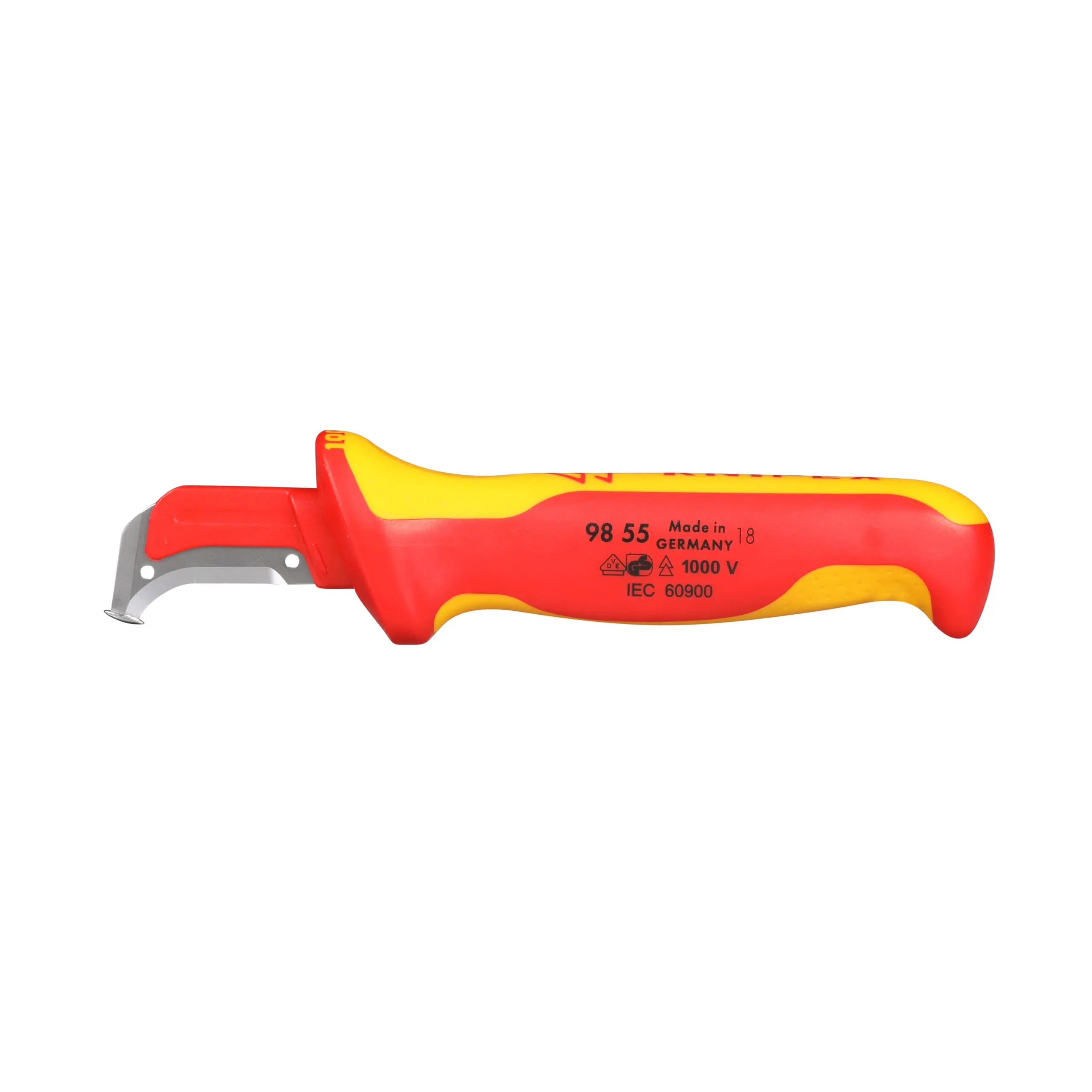 KNIPEX 98 55 1,000V Insulated Dismantling Knife KNIPEX 98 55 1,000V Insulated Dismantling Knife