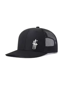 2pcs/1pc Unisex Lightweight Baseball Cap Cross Printing Hat Mesh Hats for Mens Women Richardson Slightly Curved Brim Baseball Cap Adjustable Trucker Hats Dad Hats Outdoor Mesh Breathable Sun Hat Classic Trucker Hat